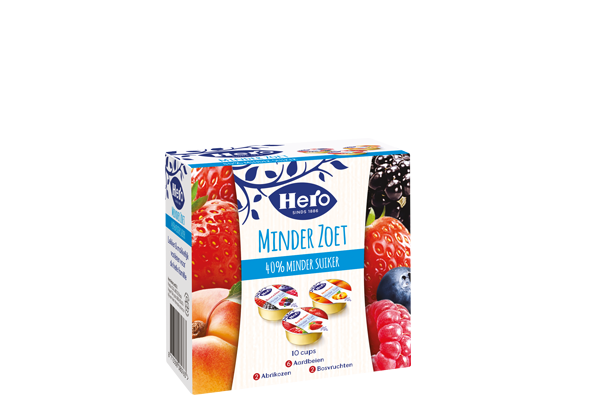 Hero Minder Zoet cupjes 10 x 20G