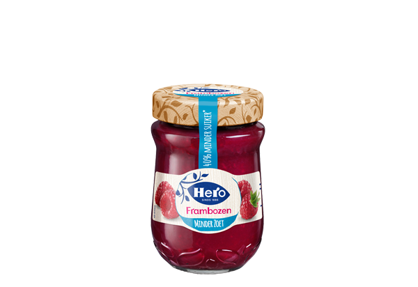 Hero Minder Zoet Frambozen 295G