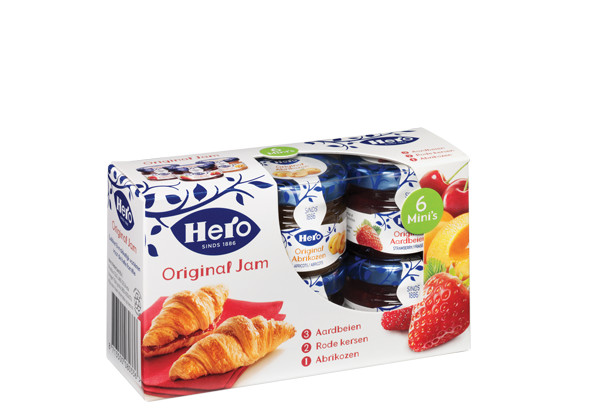 Hero Original Jam Minijars 6 x 28,3G