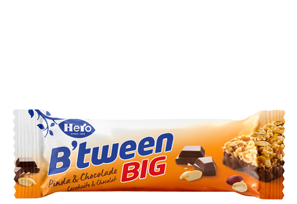 Hero B'tween Pinda & Chocolade 50G