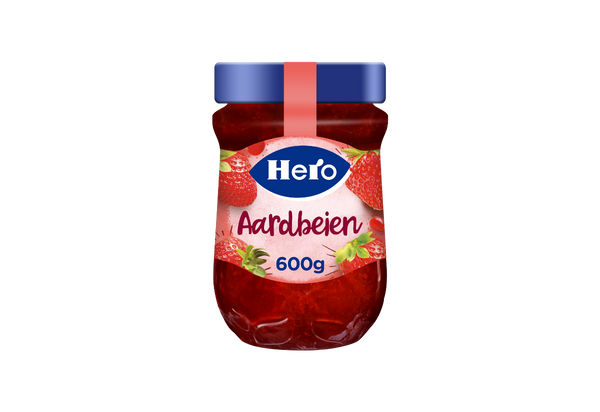 Hero Aardbeien Jam 600G