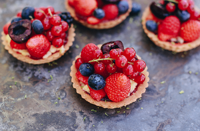 Fruittaartjes met Hero Frambozen Jam